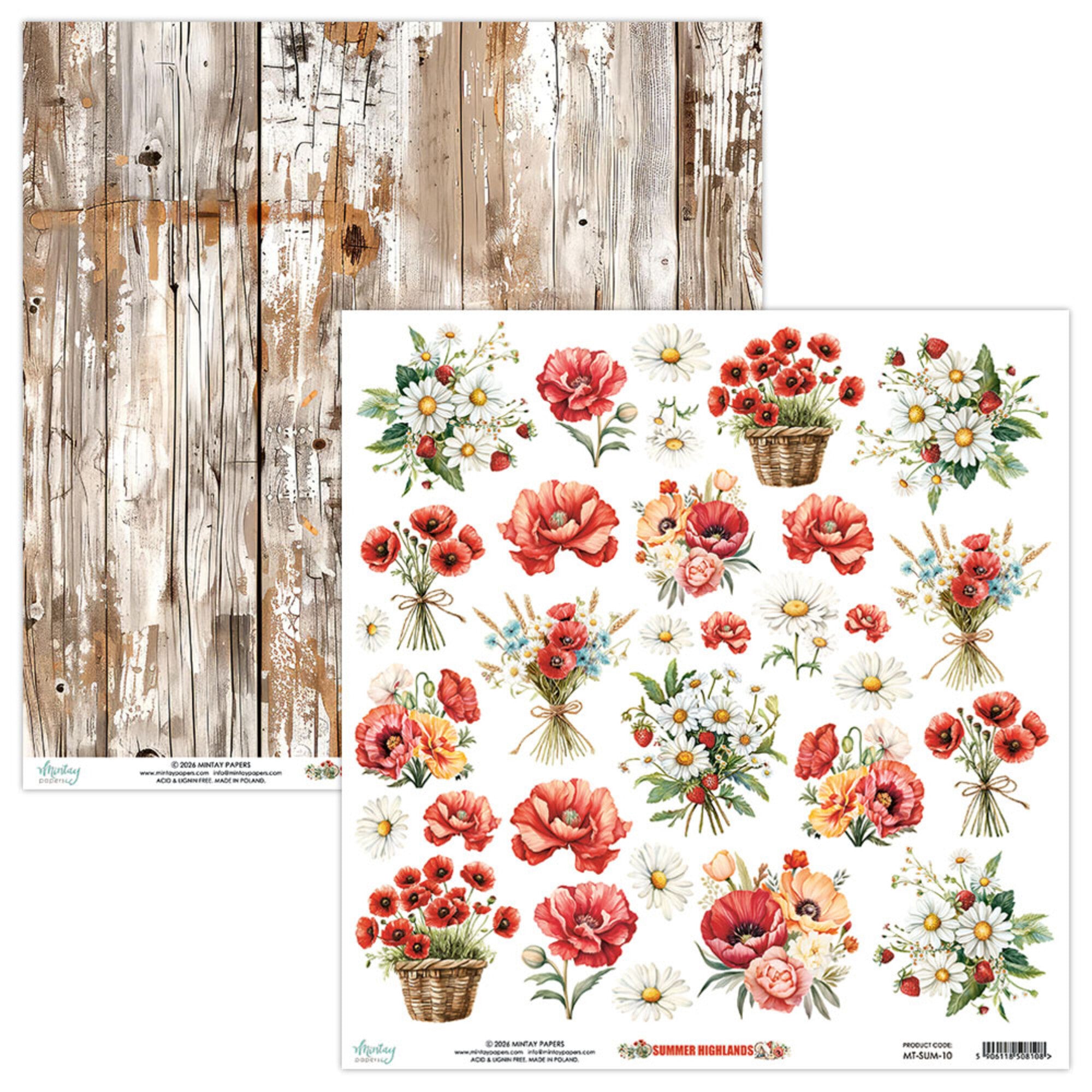 Mintay Papers - Summer Highlands - 10 - 12x12"