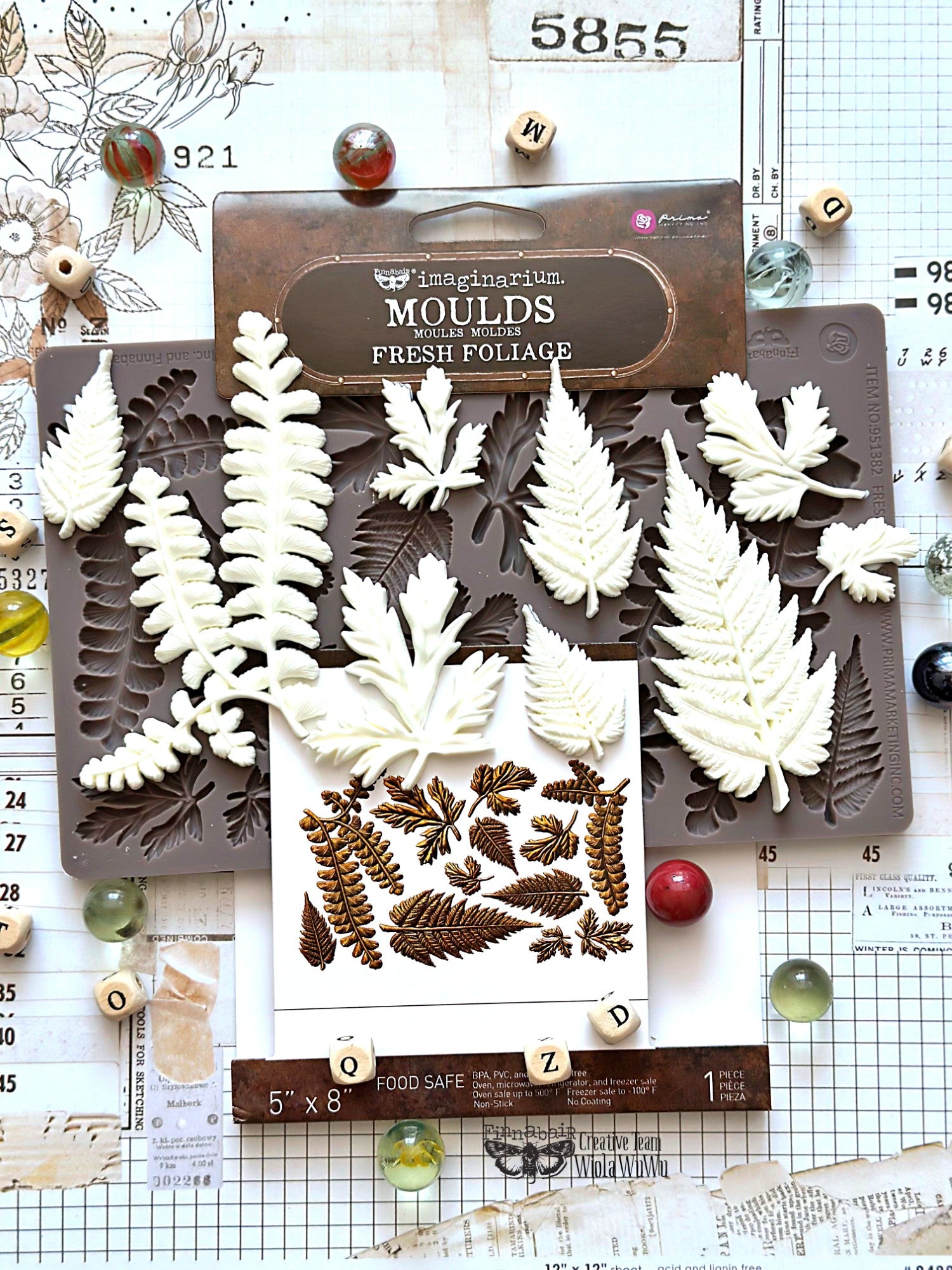 Prima - Finnabair Decor Mould - Fresh Foliage