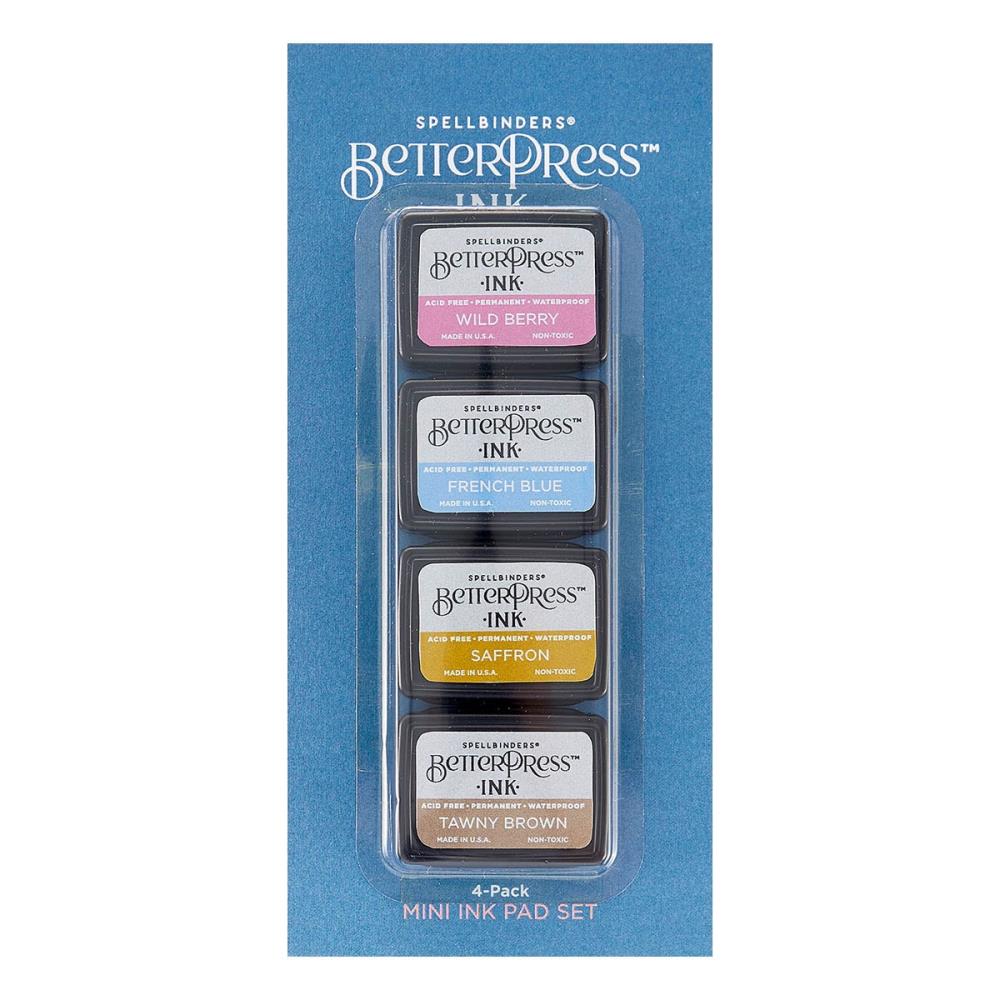 Spellbinders Betterpress Mini Ink Set - Nature Tones