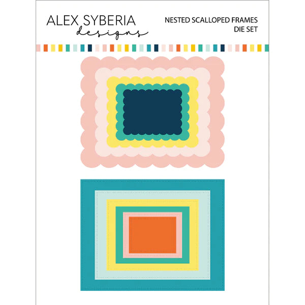 Alex Syberia Designs - Dies - Nested Scallop Frame Die Set