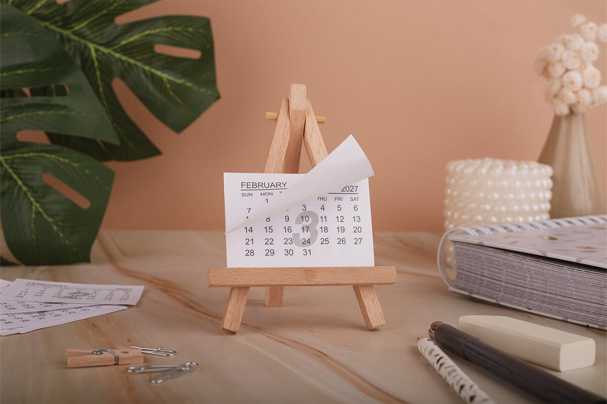 Papermania - Calendar Tabs - Kalender 2027