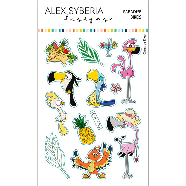 Alex Syberia Designs - Dies - Paradise Birds