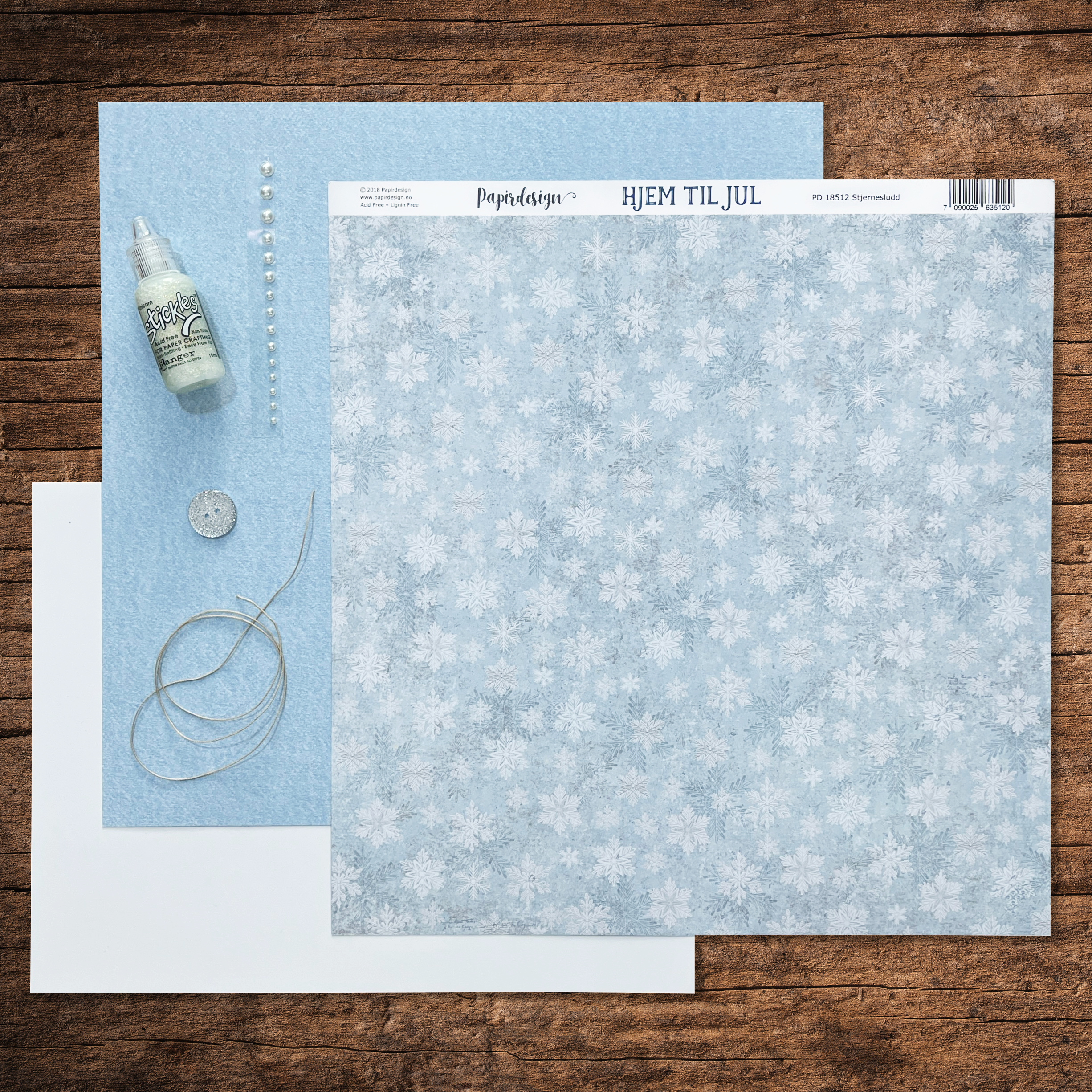 Scrap a long - Peekaboo kit - Basic med stempel Rampenissen