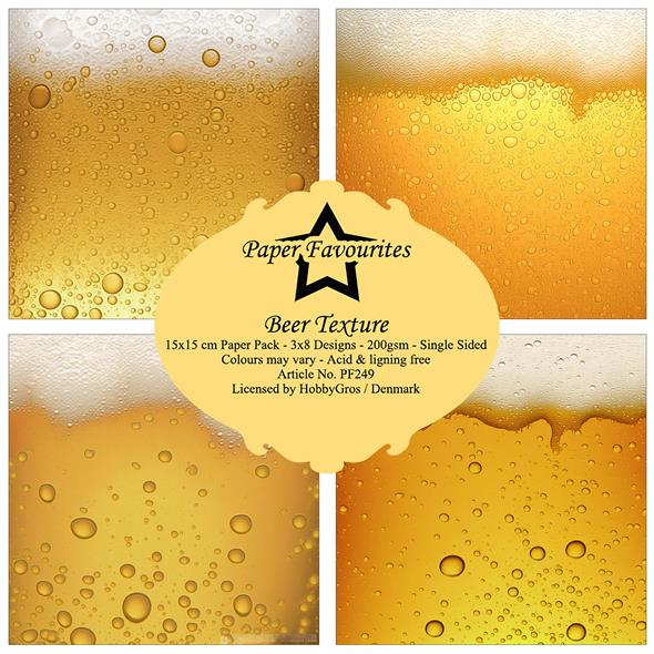 Beer Texture Pack Paper Favourites - Beer Texture - Paper Pack 6 x 6