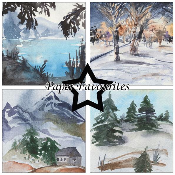 Paper Favourites - Winter Landscape - Paper Pack    6 x 6"