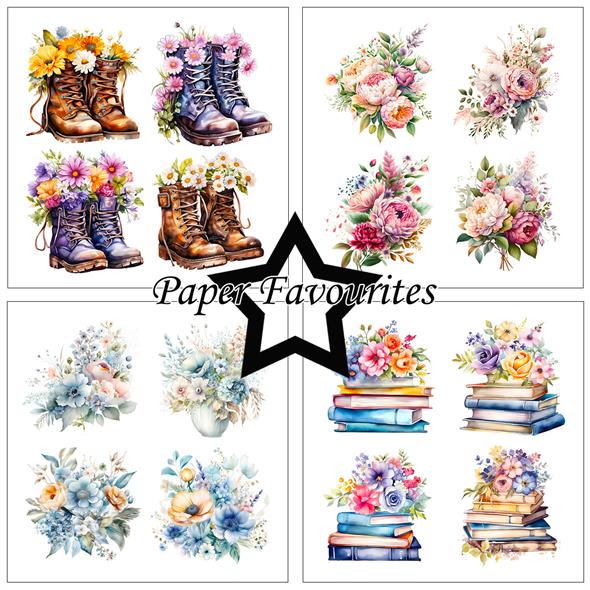 Paper Favourites - Floral Spring - Paper Pack    6 x 6"