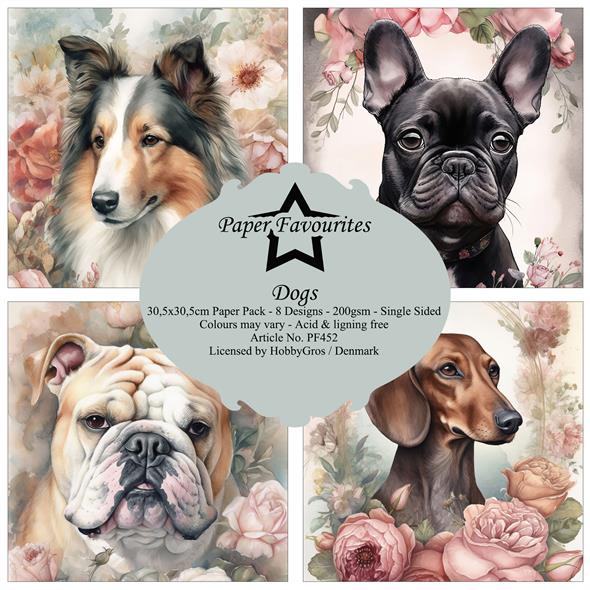 Paper Favourites - Dogs - Paper Pack    12 x 12"