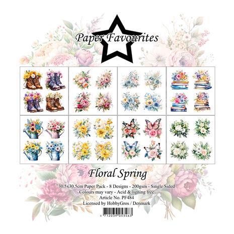Paper Favourites - Floral Spring - Paper Pack    12 x 12"