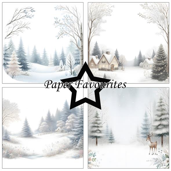 Paper Favourites - Snow Forest - Paper Pack    6 x 6"
