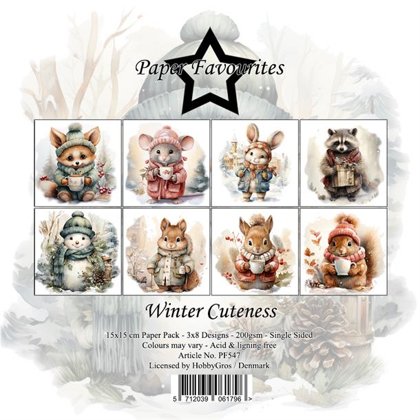 Paper Favourites - Winter Cuties - Paper Pack    6 x 6"