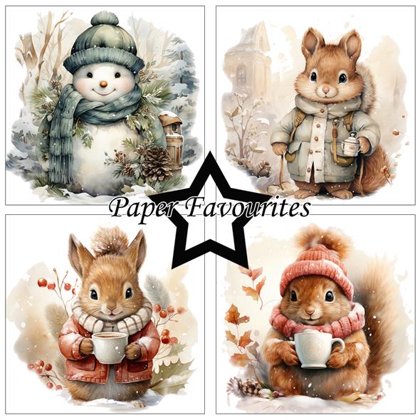 Paper Favourites - Winter Cuties - Paper Pack    6 x 6"