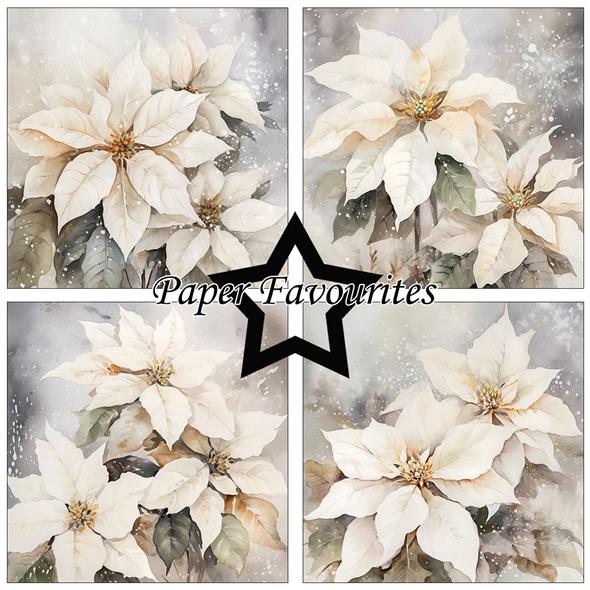 Paper Favourites - Poinsettia - Paper Pack 6 x 6"