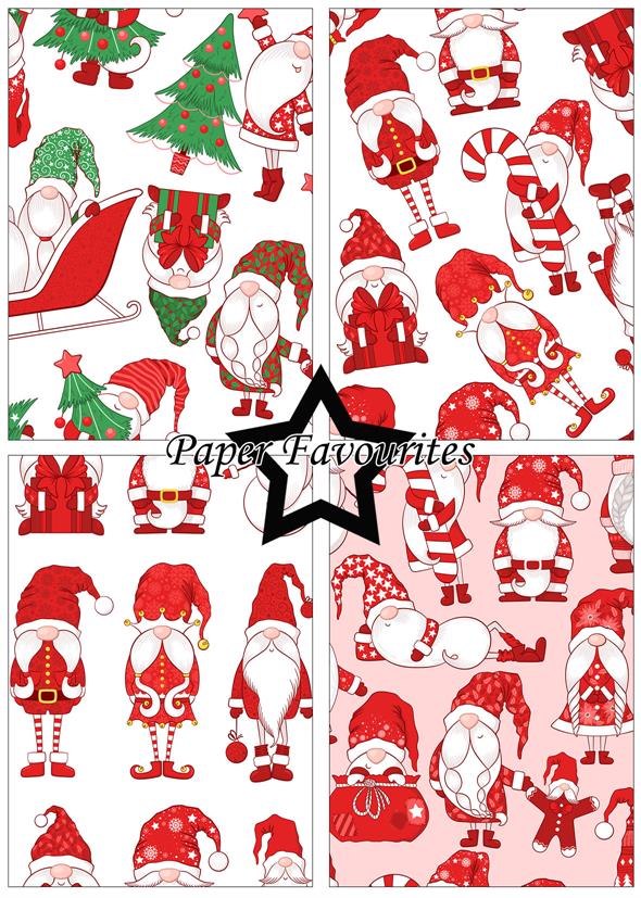 Paper Favourites - Christmas Gnomes - Paper Pack A5