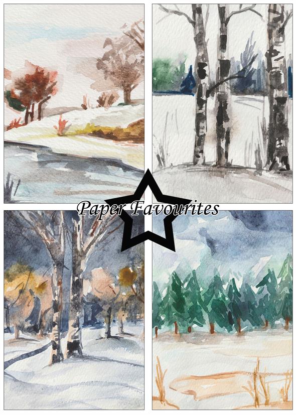 Paper Favourites - Winter Landscape - Paper Pack A5