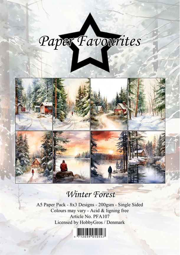 Winter Forest PFA107 Paper Favourites
