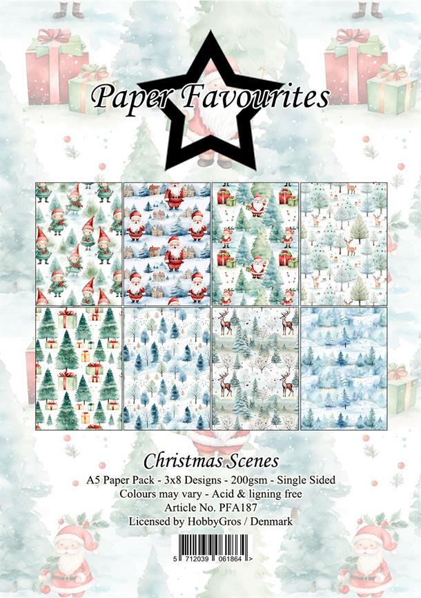 Paper Favourites - Christmas Scenes - Paper Pack A5