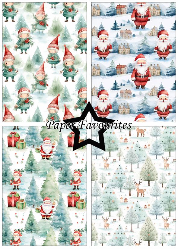 Paper Favourites - Christmas Scenes - Paper Pack A5
