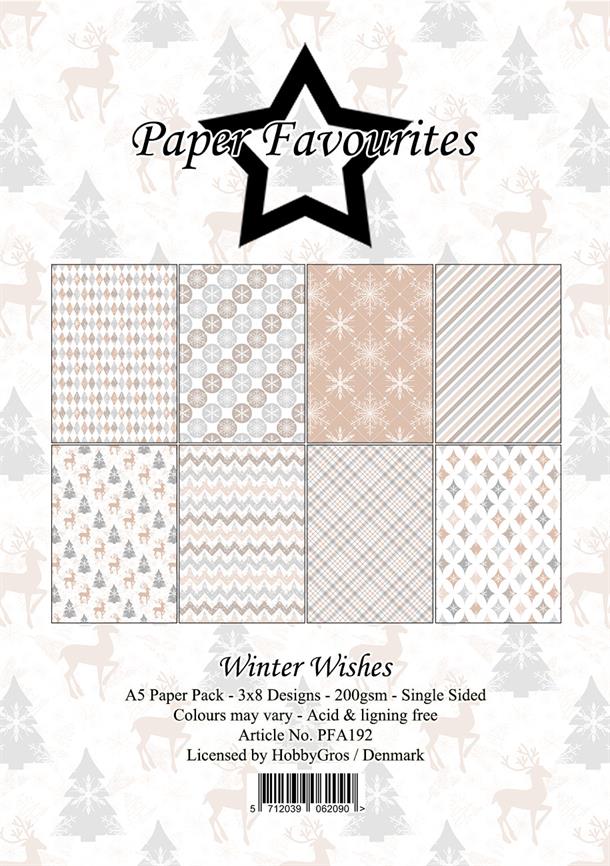 Paper Favourites - Winter Wishes - Paper Pack A5