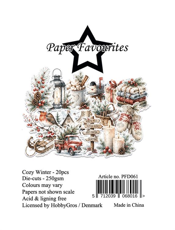 Paper Favourites - Die Cuts - Ephemera - Cozy Winter