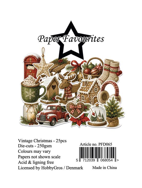 Paper Favourites - Die Cuts - Ephemera - Vintage Christmas