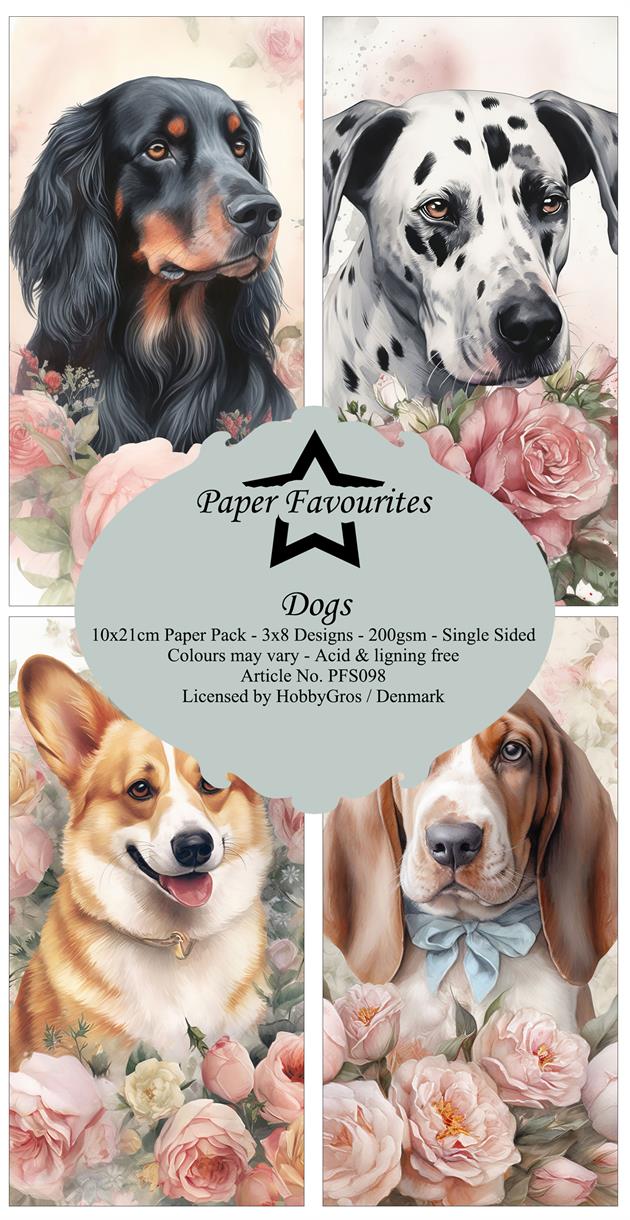 Paper Favourites - Dogs - Slimline - Paper Pack