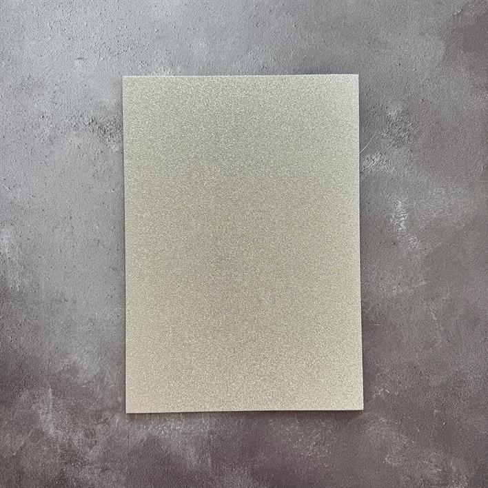 Paper Favourites - Glitter Cardstock -  Fine Silver - A4 5 pk