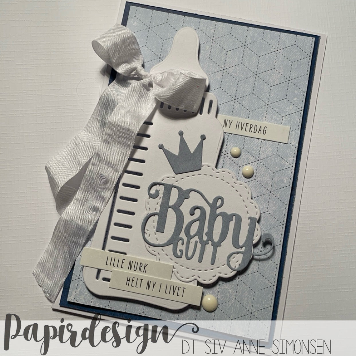 Papirdesign - Dies - Baby Gutt