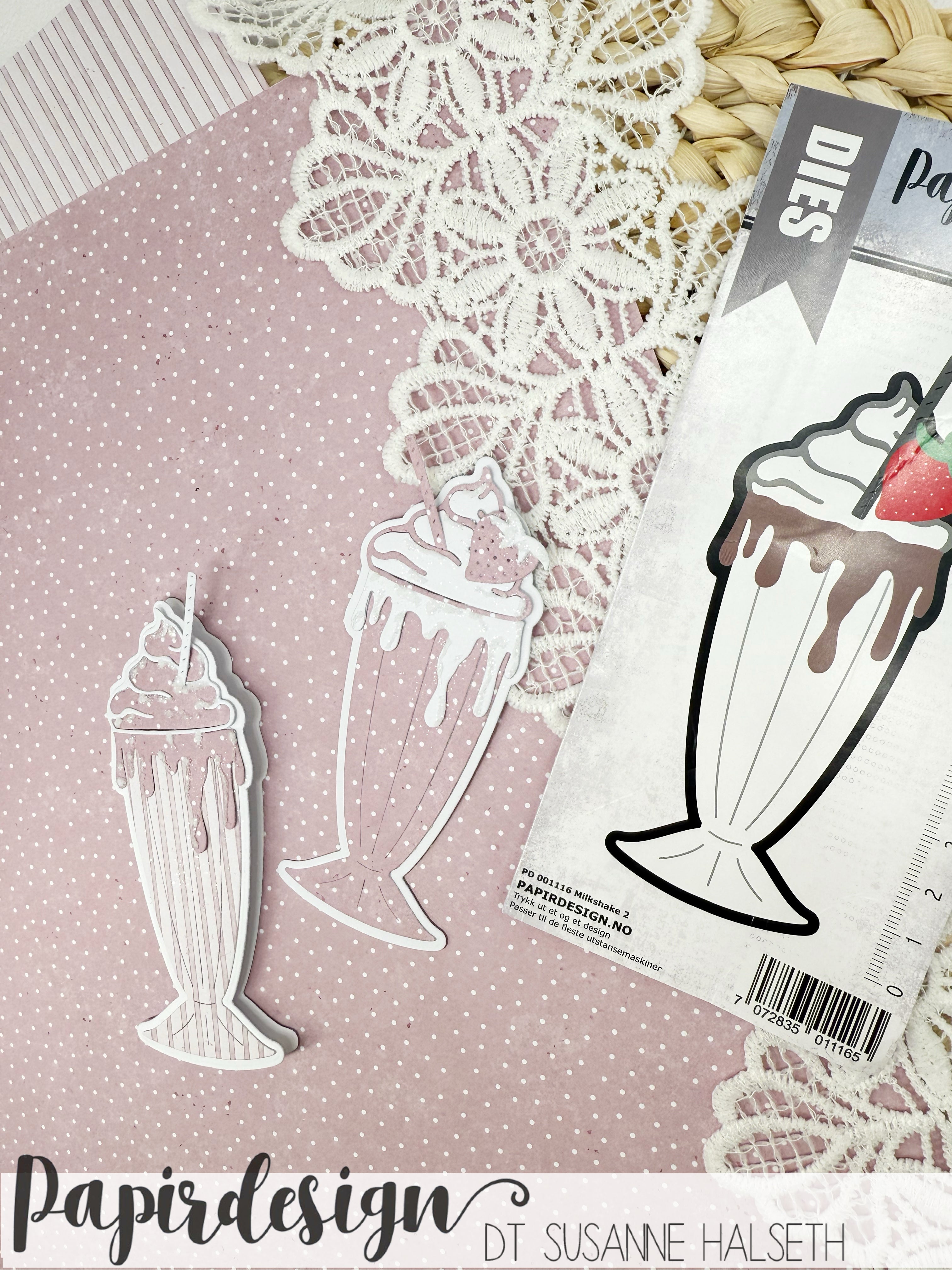 Papirdesign - Dies - Milkshake 2