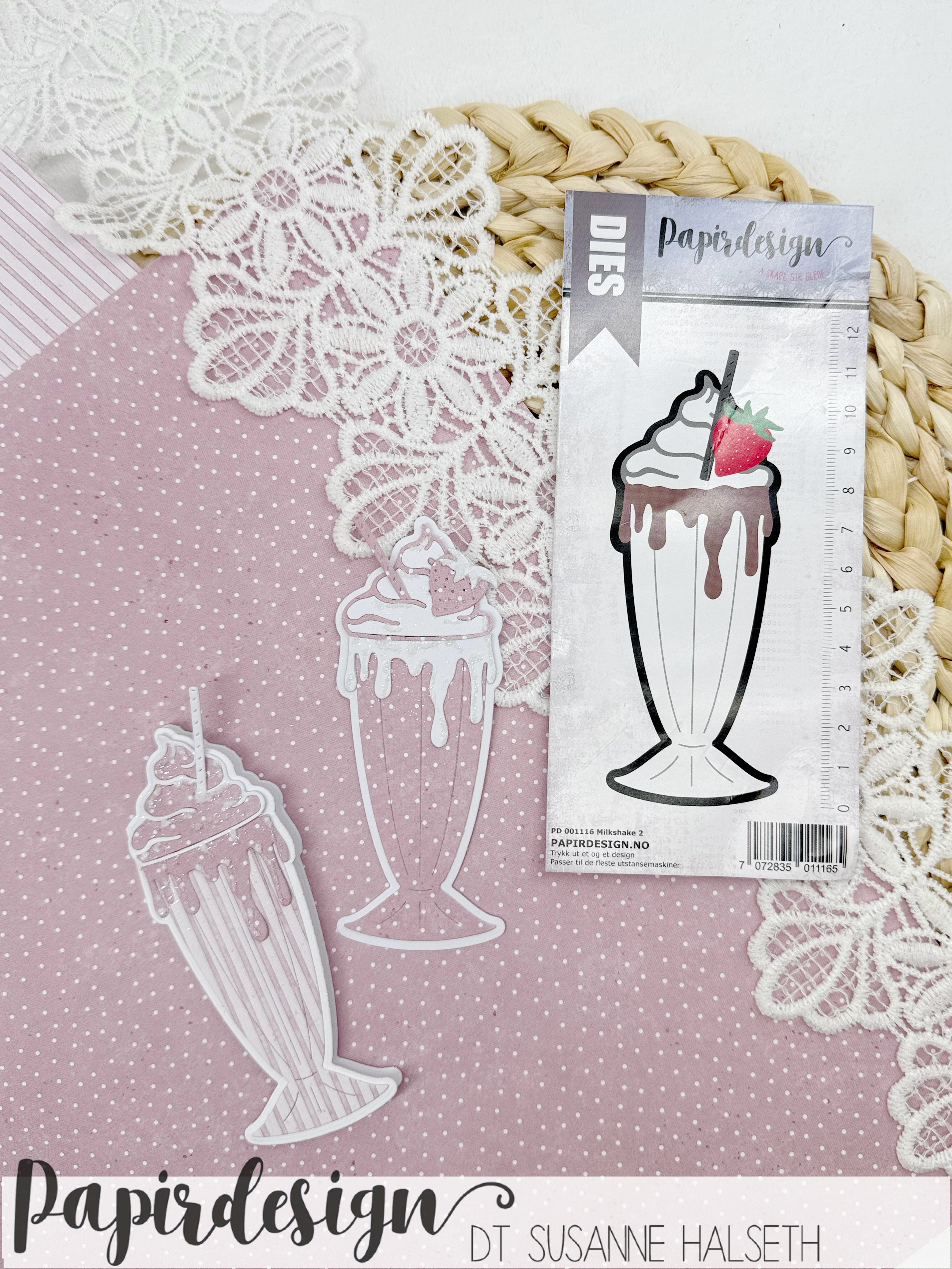 Papirdesign - Dies - Milkshake 2