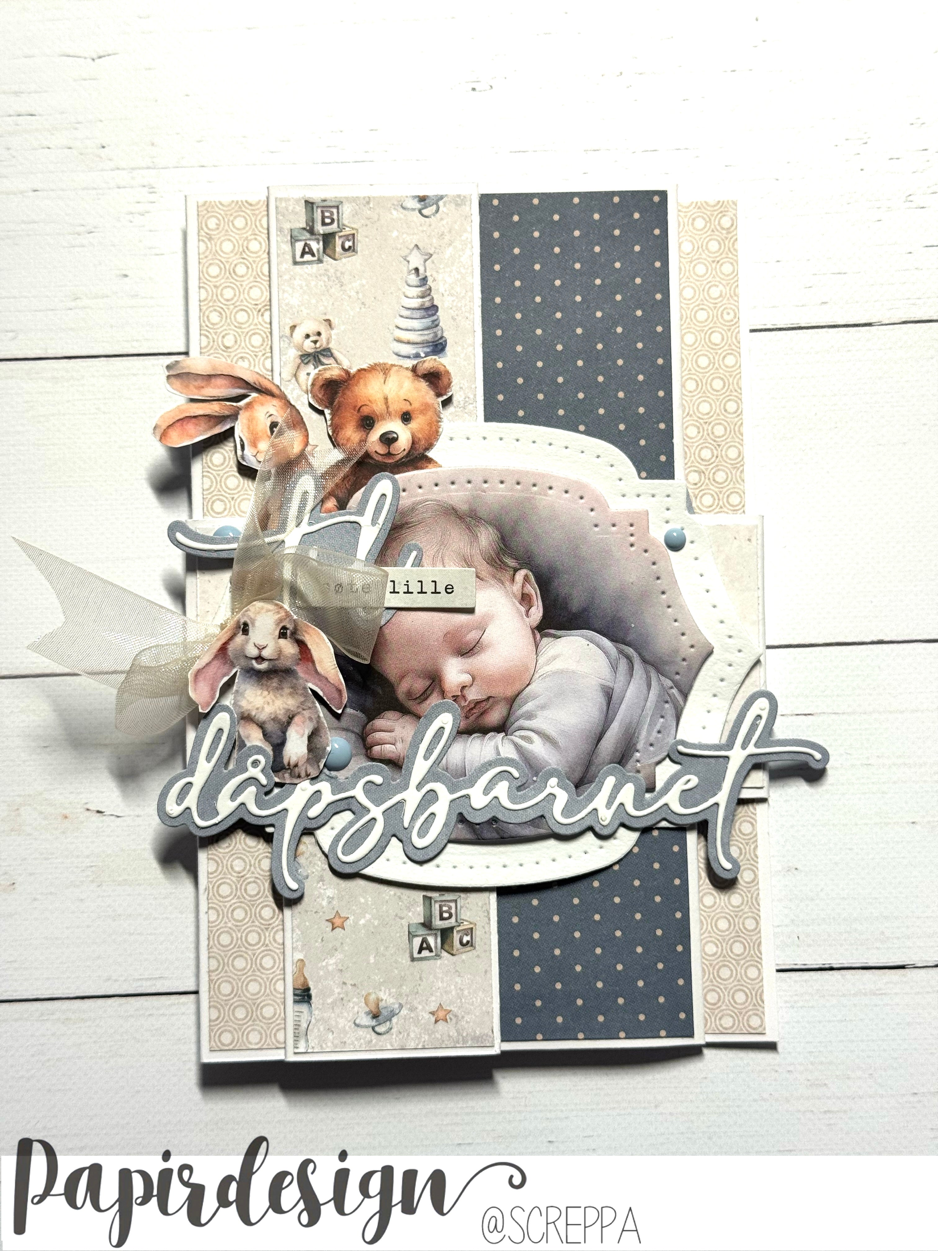 Papirdesign - Dies - Til dåpsbarnet 5