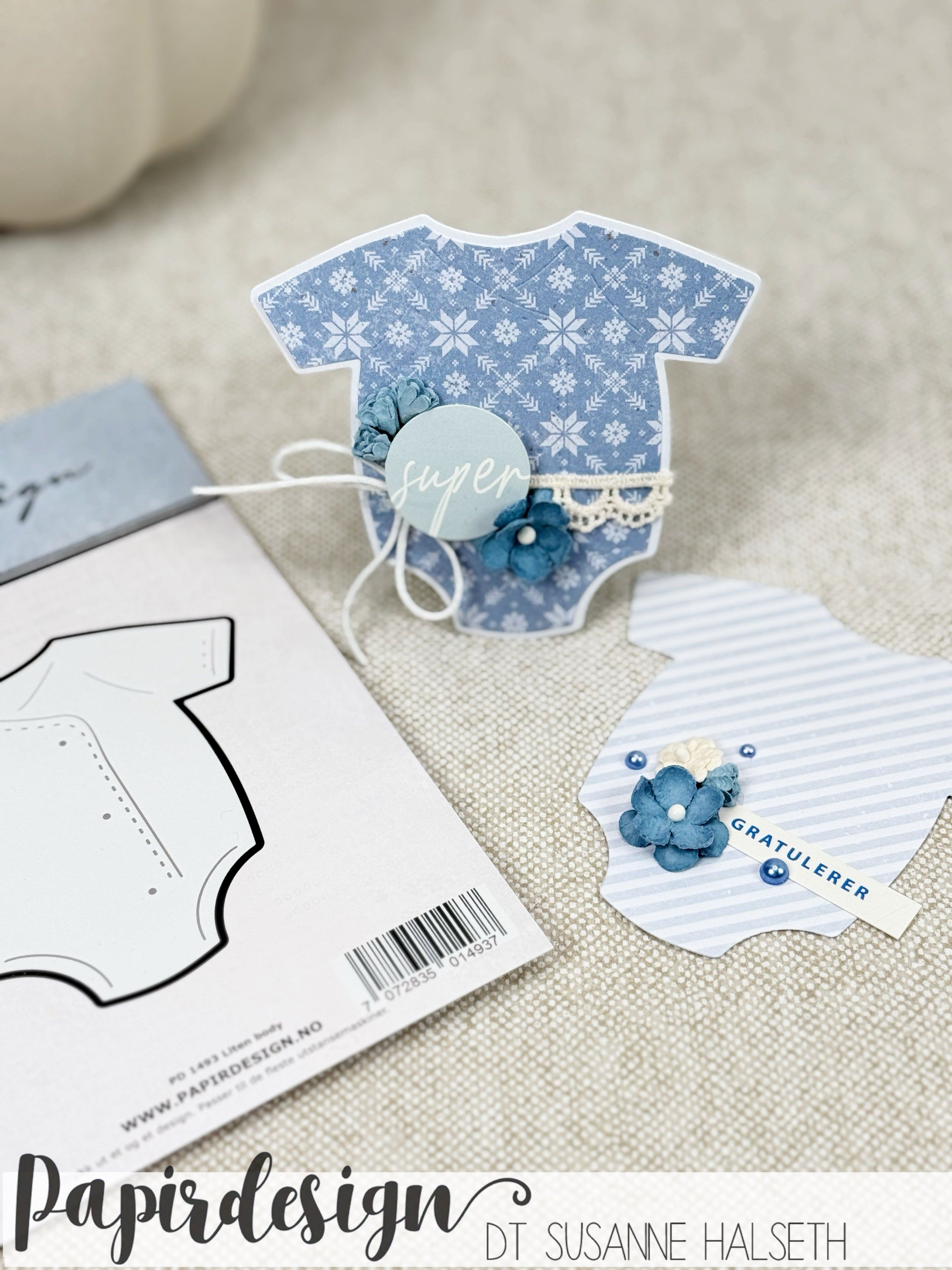 Papirdesign - Dies - Liten body