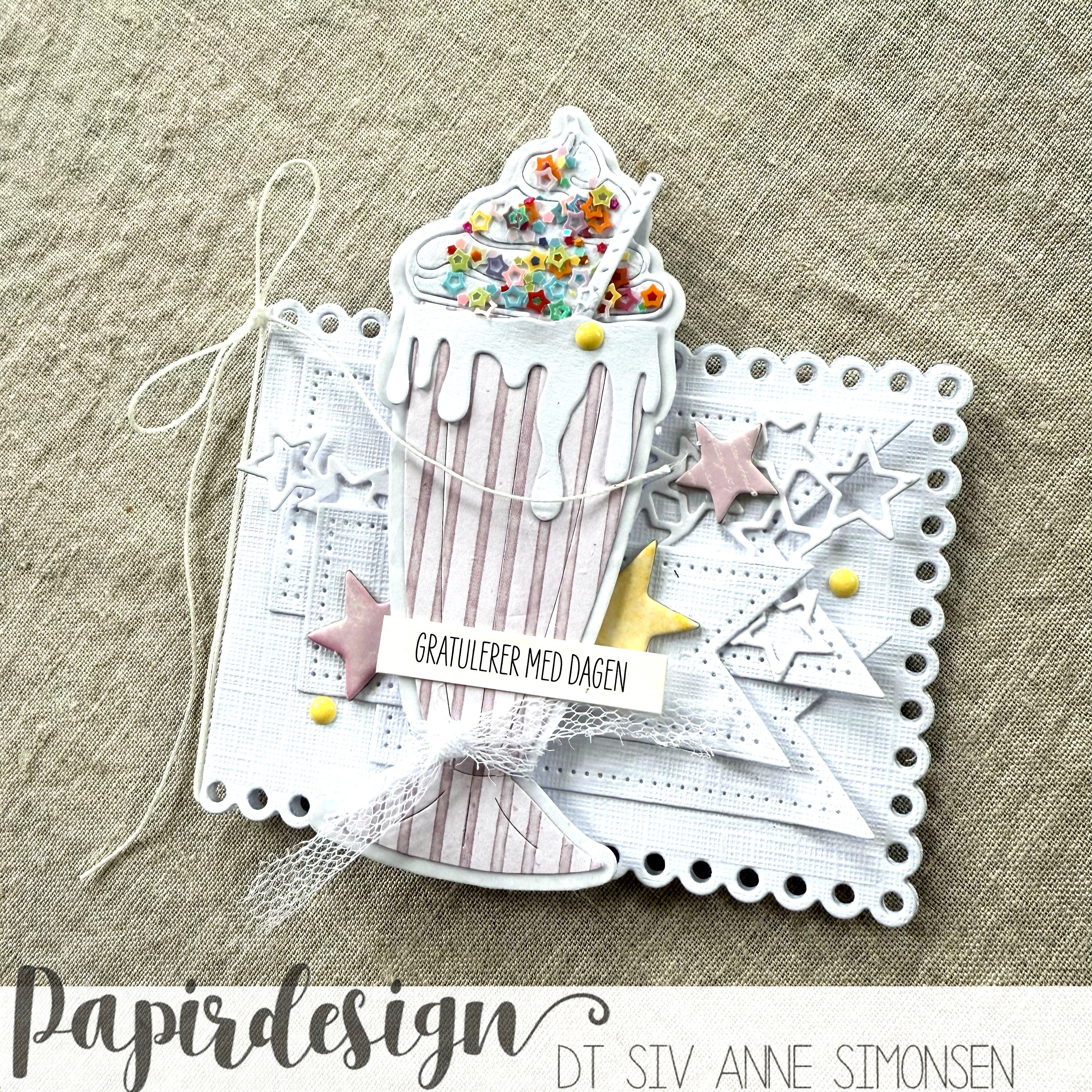 Papirdesign - Dies - Milkshake 2