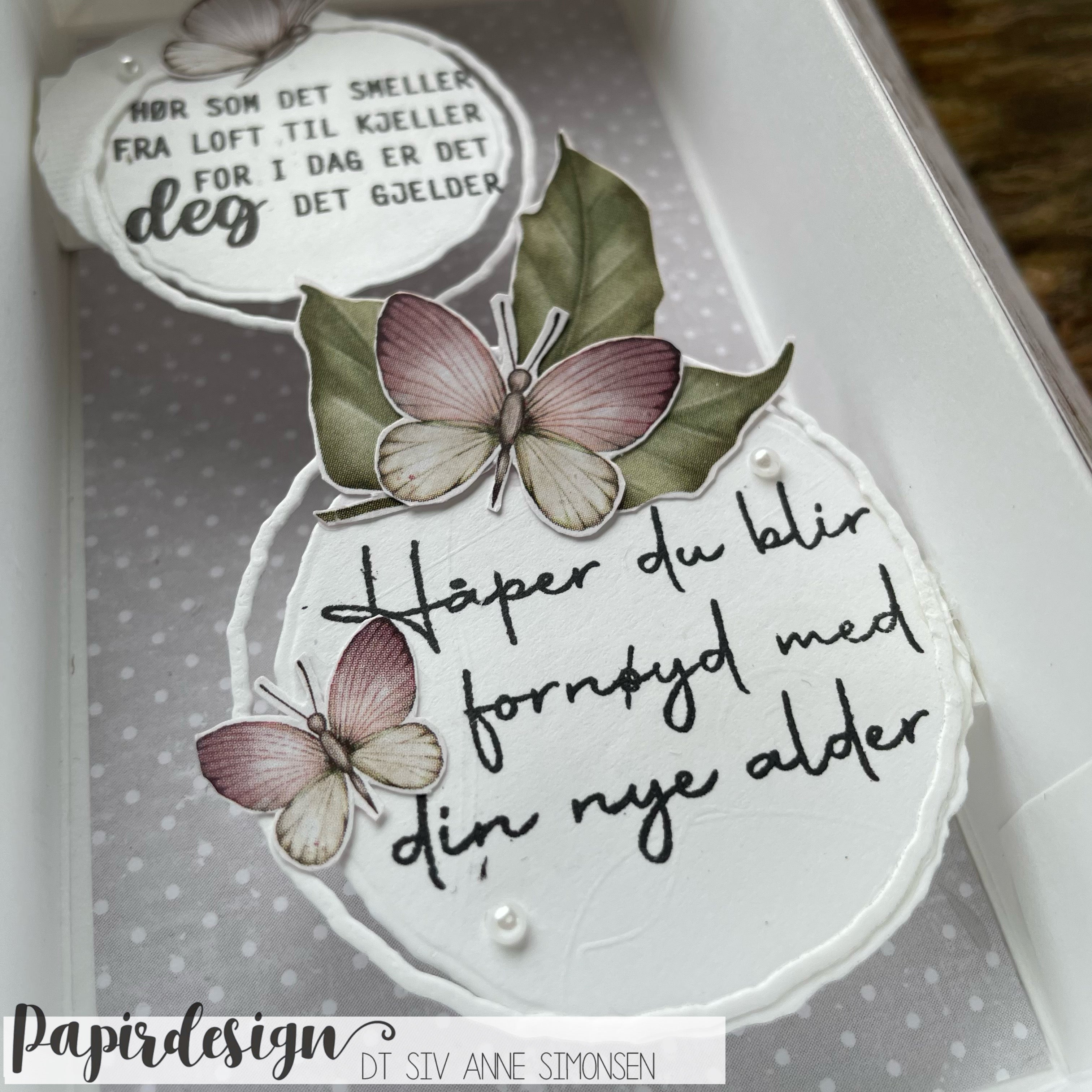 Papirdesign - Clearstamps - DIn nye alder (Forhåndssalg - Kommer på lager 08.06.26)