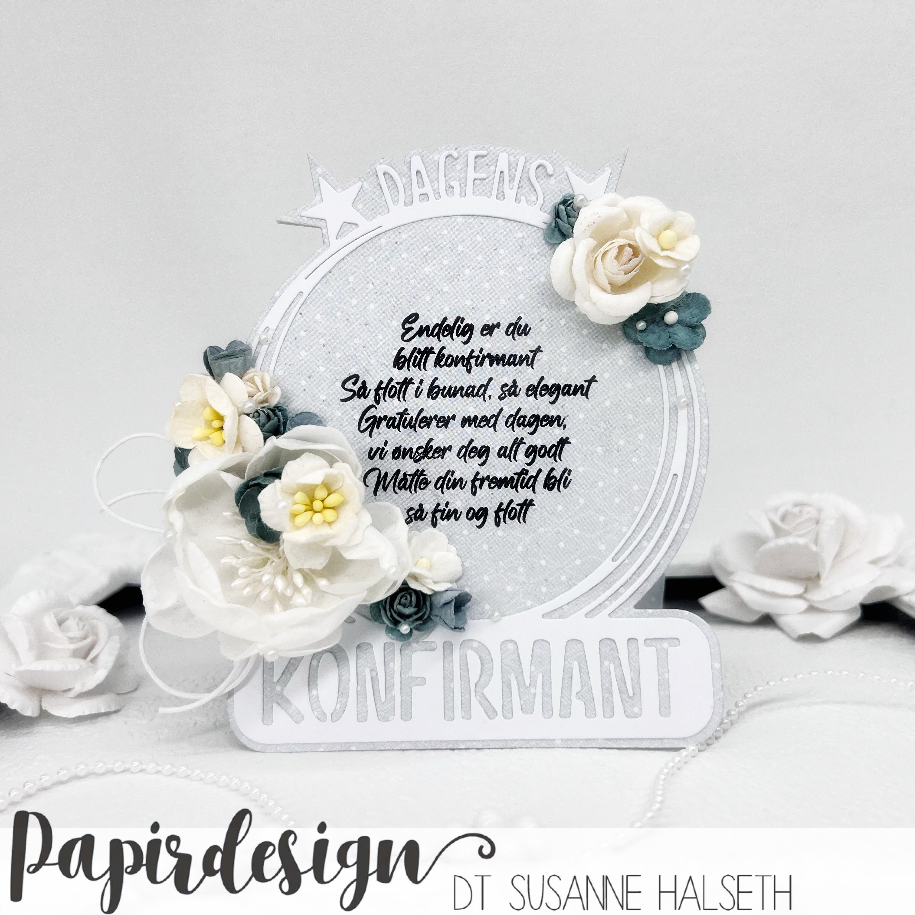 Papirdesign - Dies - Dagens konfirmant