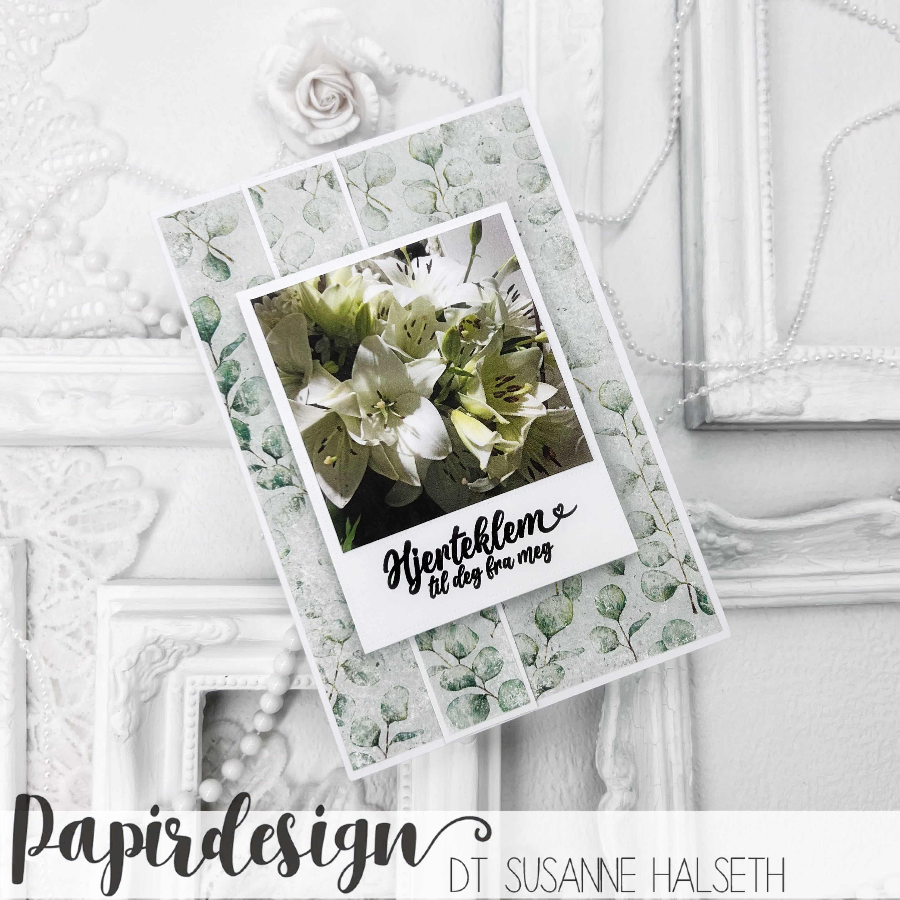 Papirdesign - Clear stamp - Hjerteklem
