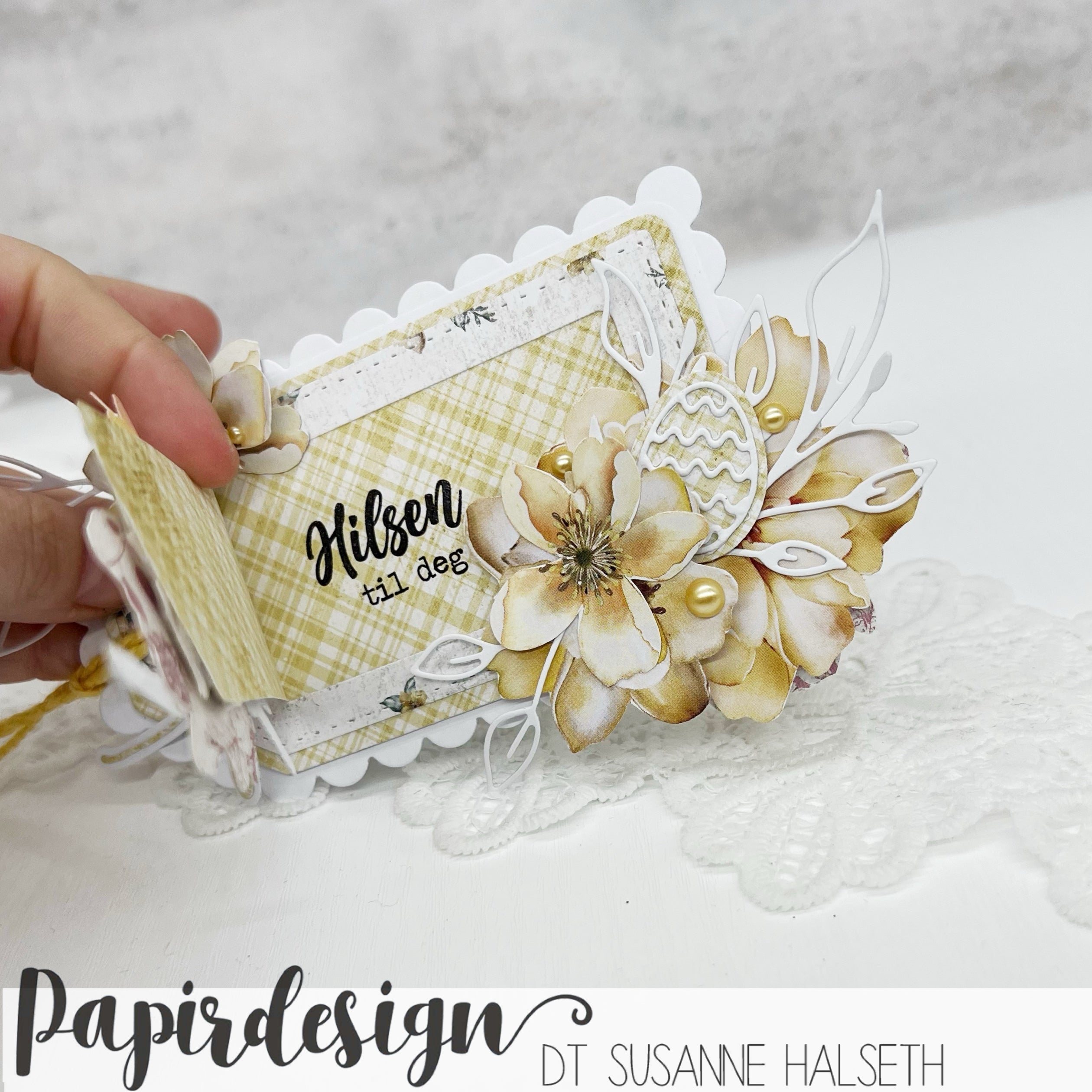 Papirdesign - Clear stamp - Hjerteklem