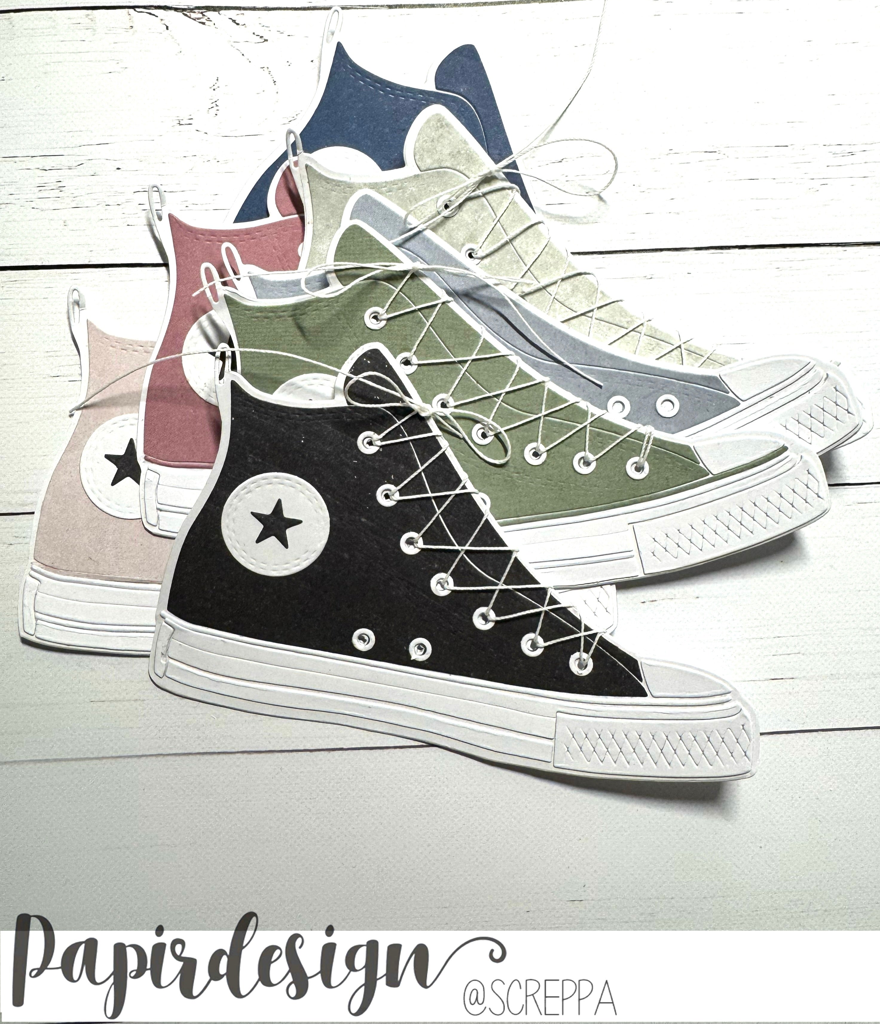Papirdesign - Dies - Sneakers 4