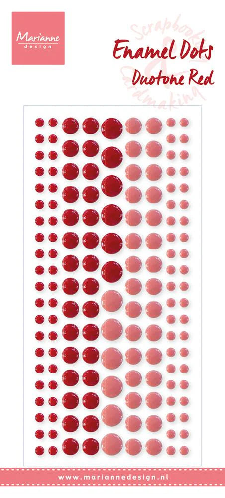 Marianne Design - Enamel Dots -  Duotone Red