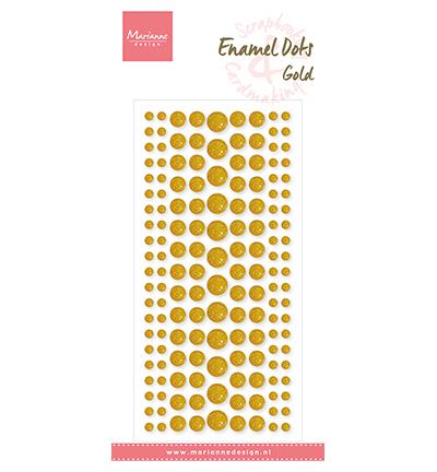 Marianne Design - Enamel Dots -  Gold glitter