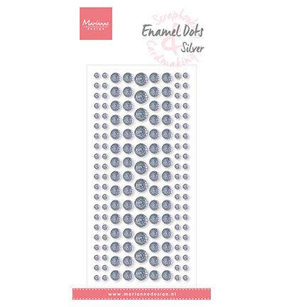 Marianne Design - Enamel Dots -  Silver glitter