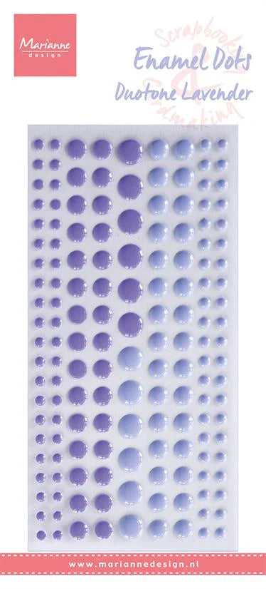 Marianne Design - Enamel Dots -  Duotone Lavender