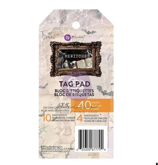 Prima Marketing - Bewitched 3 x 6 Tag Pad