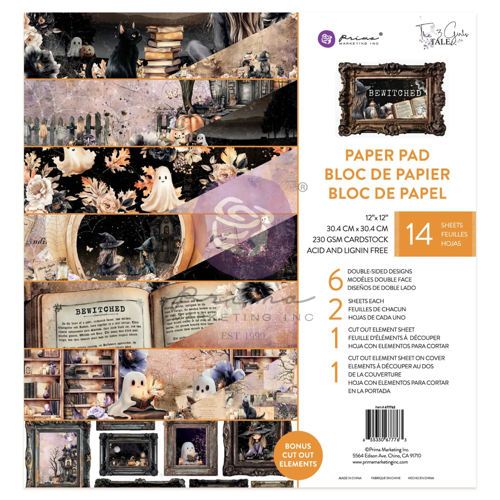 Prima Marketing - Bewitched 12 x 12 Paper Pad