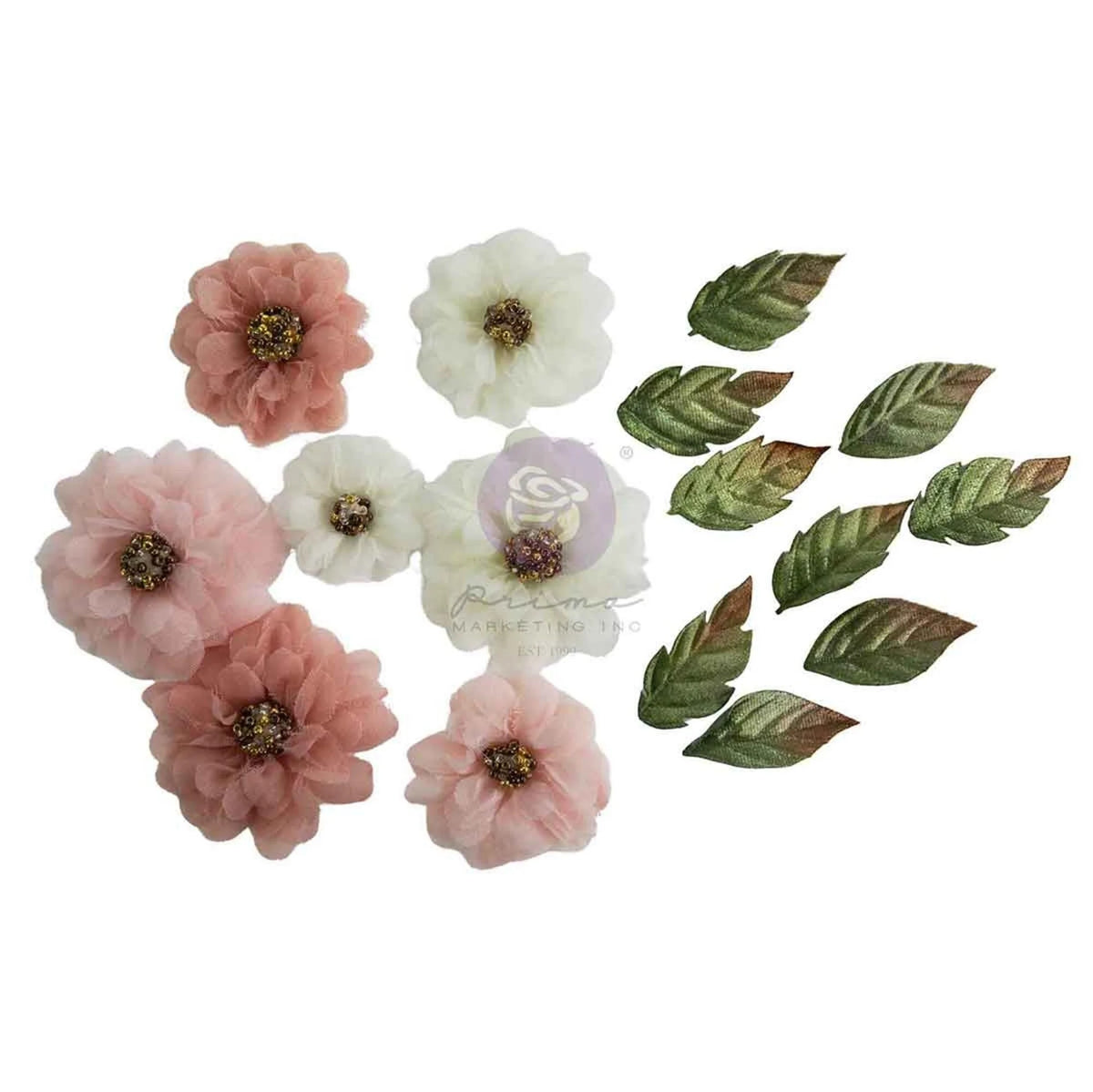 Prima - Buttons & Keepsakes Flowers Sheer Beauties