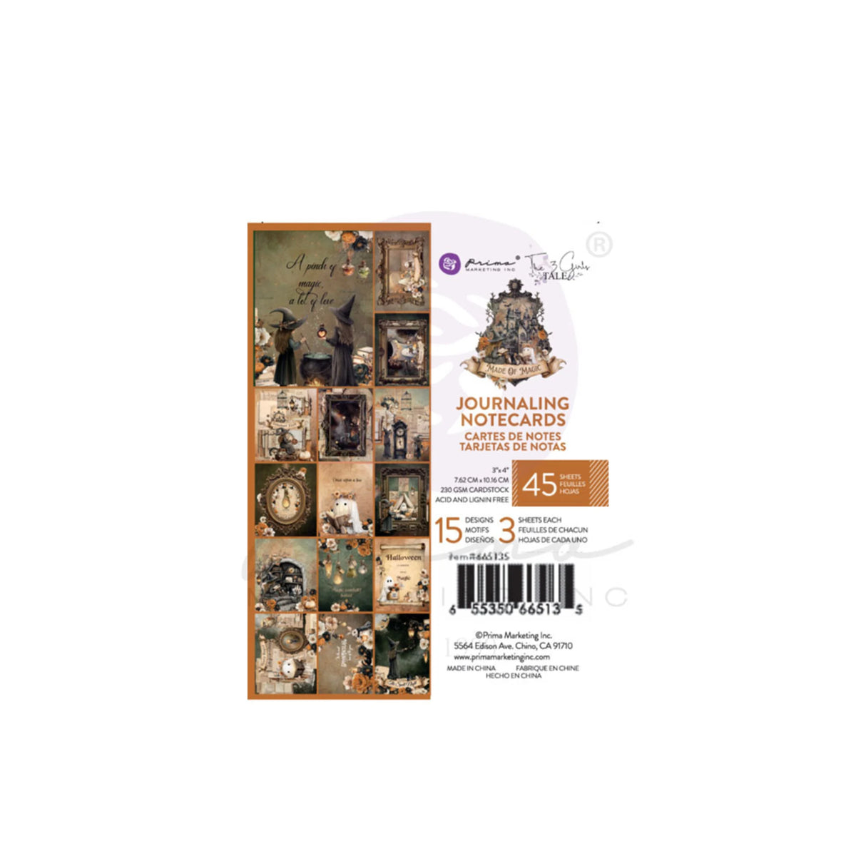 Prima Marketing - Made of Magic 3 x 4 Journaling Cards