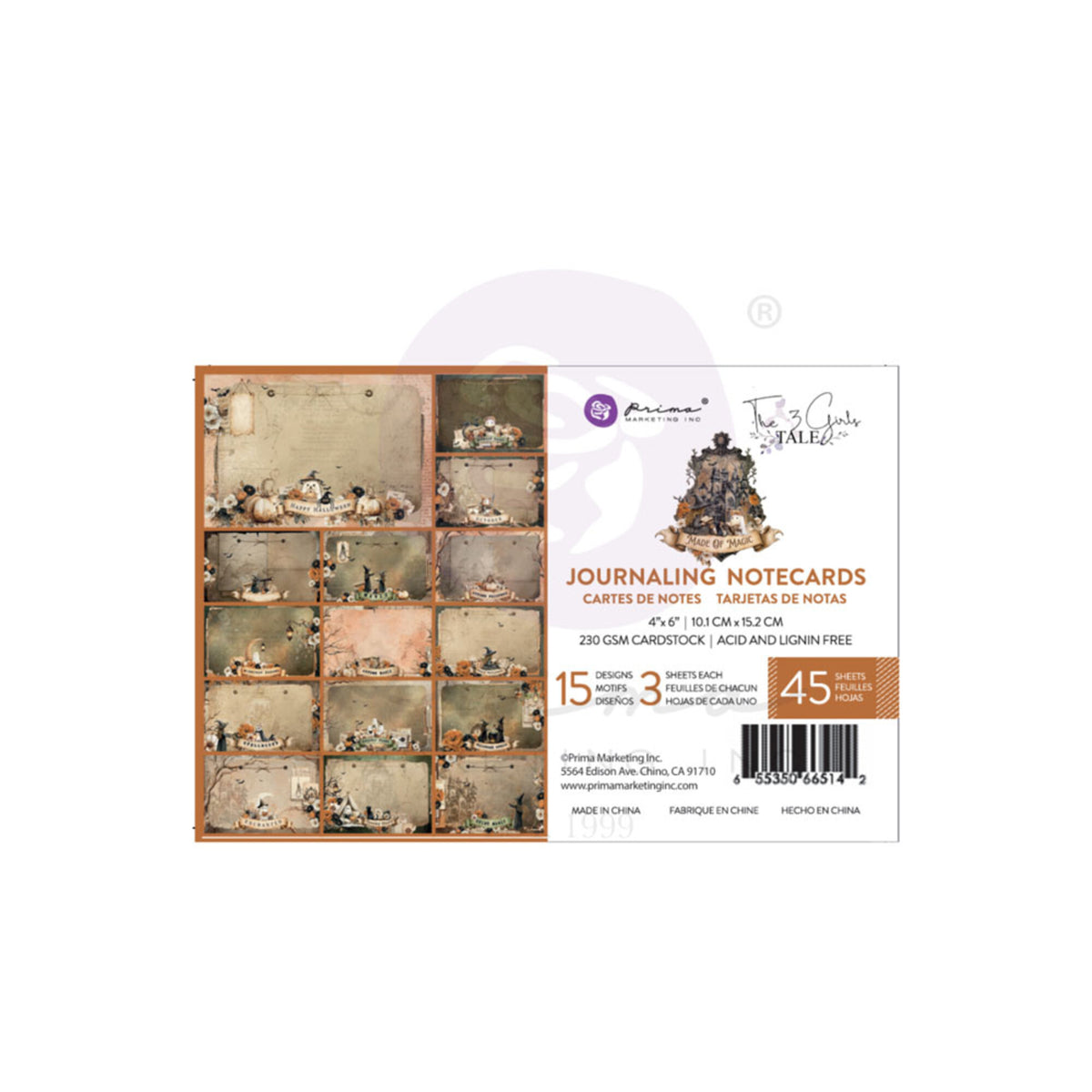 Prima Marketing - Made of Magic 4 x 6 Journaling Cards
