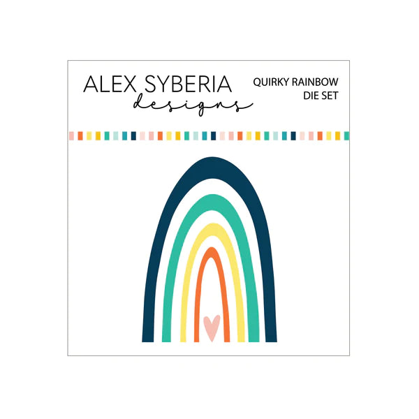 Alex Syberia Designs - Dies - Quirky Rainbow Die Set