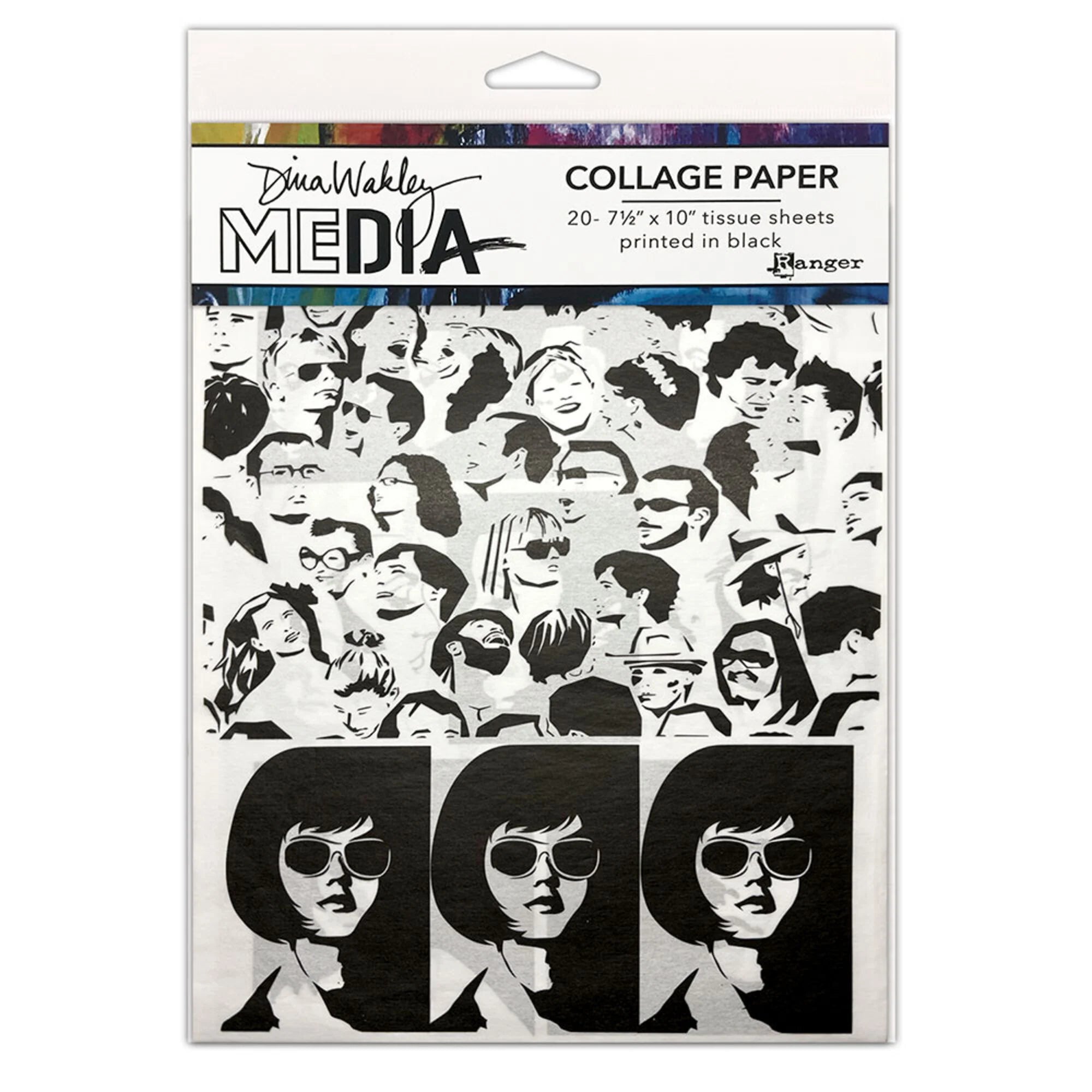 Dina Wakley Media - Collage Paper - Bold