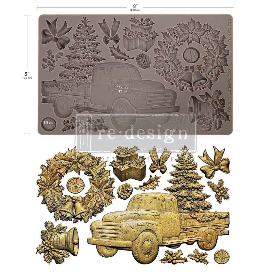 Prima - Re-design Moulds - Country Christmas Delivery