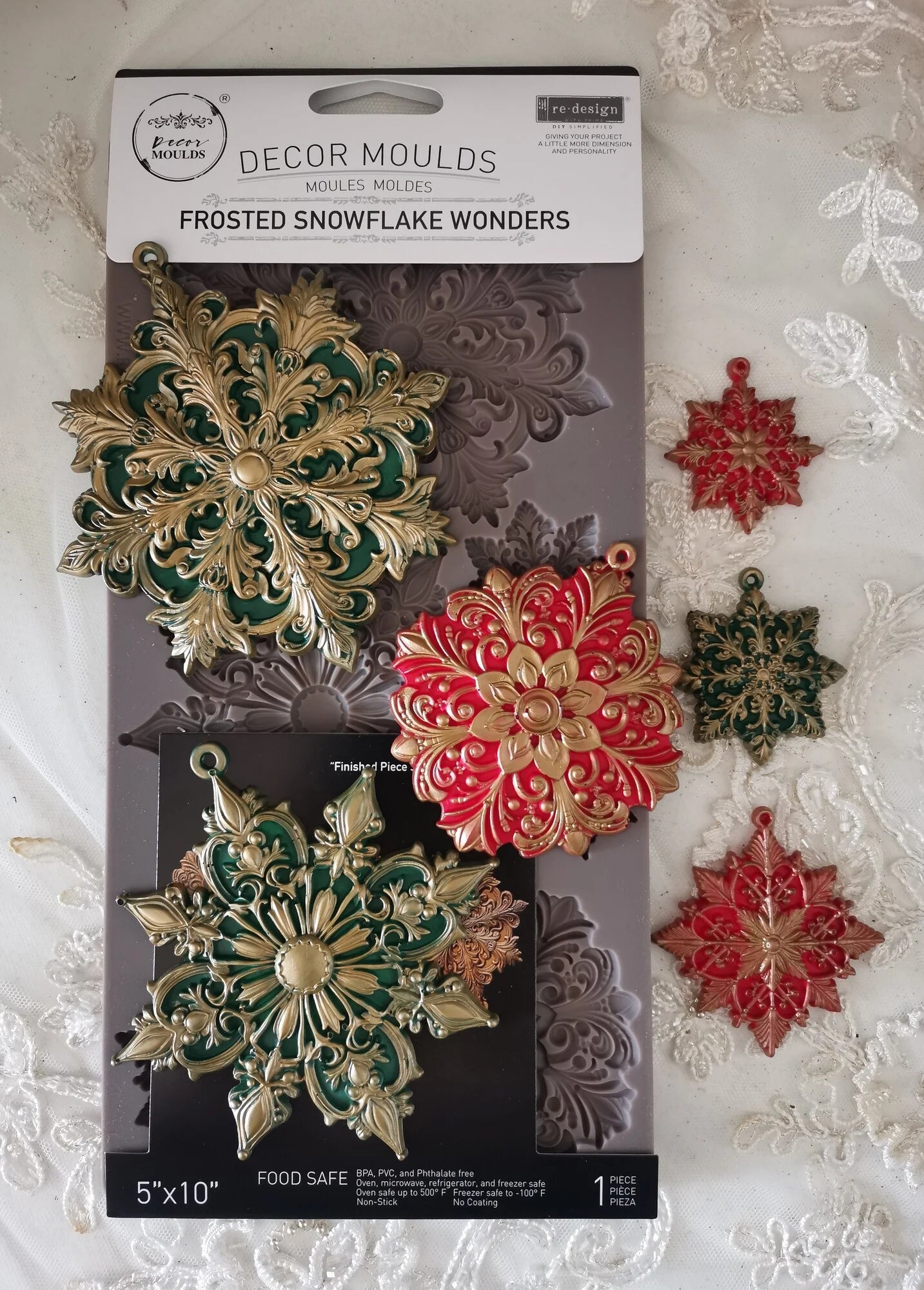 Prima - Redesign Mould - Frosted Snowflake Wonders